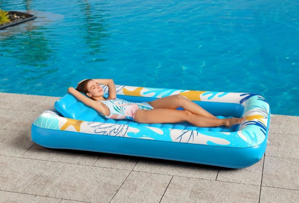 THAT DAILY DEAL: Inflatable Tanning Lounger / Pool / Float With Pillow $24.99 SHIPPED!
