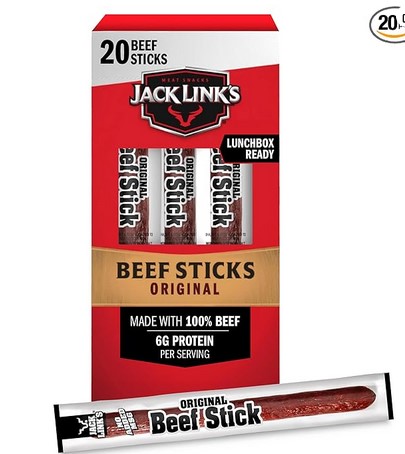 Jack Links Beef Sticks 20 pack under $12 after coupon!