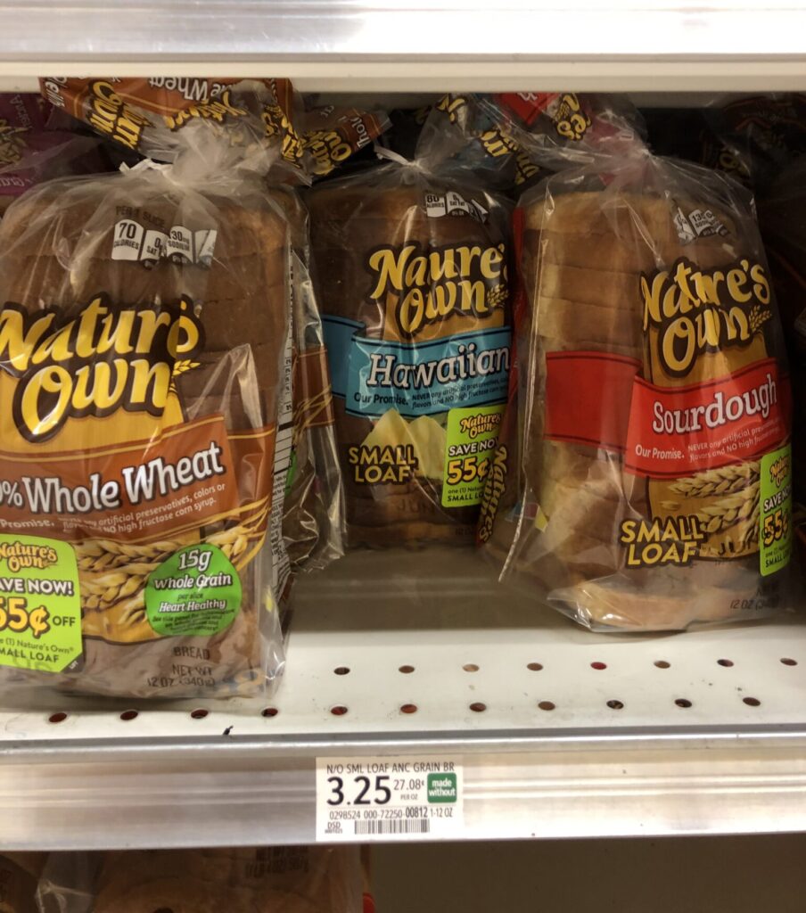 Publix: Nature’s Own Small Loaf only $1.75