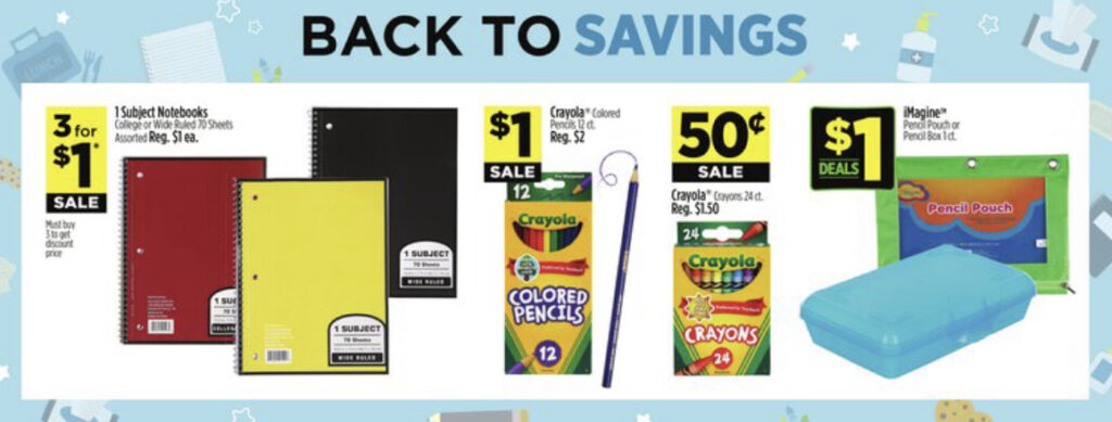 Dollar General $5 off $25 on 08/09/25 & School Supplies on Sale!