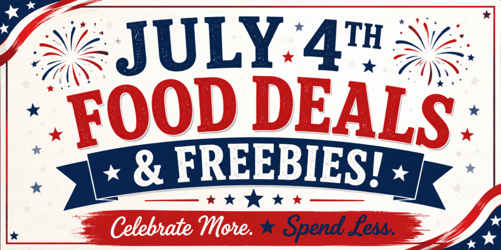 July 4th FOOD Deals and FREEbies for 2026