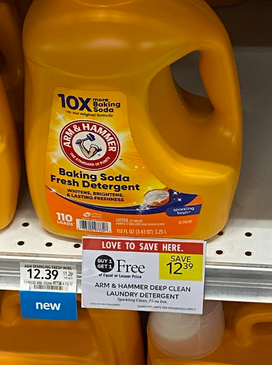 RUN to Publix for Arm&Hammer Laundry Detergent STOCK UP DEAL