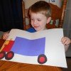 Preschool Project of the Week – Using Simple Shapes to create pictures
