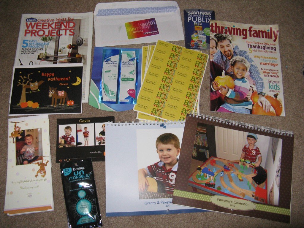 Check out my mailbox from last week:
