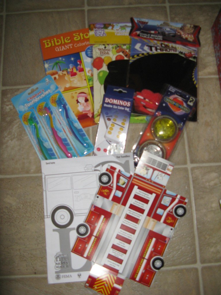 Final Operation Christmas Child Shoebox purchases!