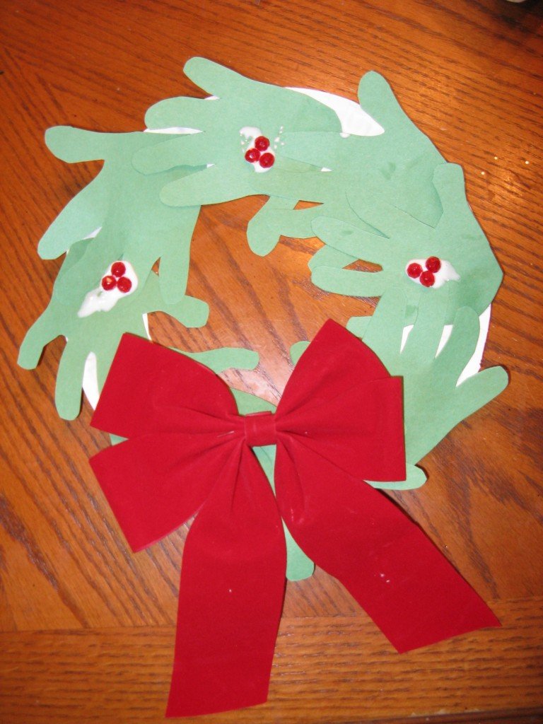 Preschool Project: Christmas Wreath