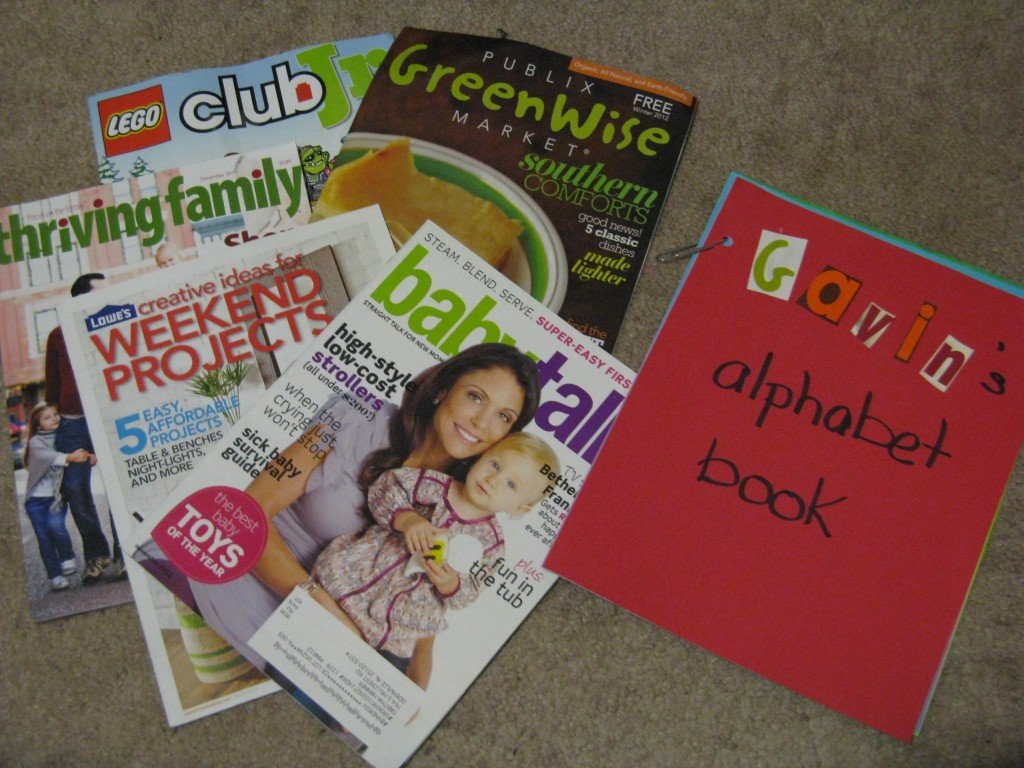Preschool Project: Alphabet Book