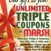 Triple Coupon Event at MainStreet Market thru Saturday 12/10!