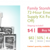 72-Hour Emergency Food Supply Kit – 50% off