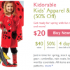 CUTE Kidorable Kid’s Accessories and Apparel HALF off with this deal!