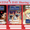FREE Lady and Tramp Valentine’s Cards!