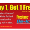 Rebate of the Day – Prestone De-Icer Washer Fluid Buy 1 Get 1 FREE after rebate!